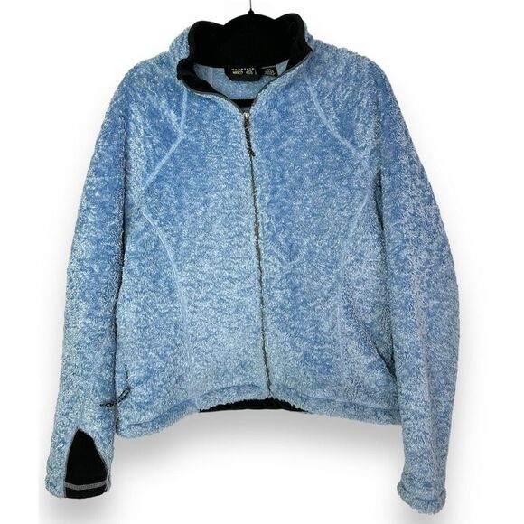 Mountain Hardwear Jackets & Blazers - Mountain‎ Hardwear Jacket Women's Large Blue Full Zip Sweater Pockets Blue